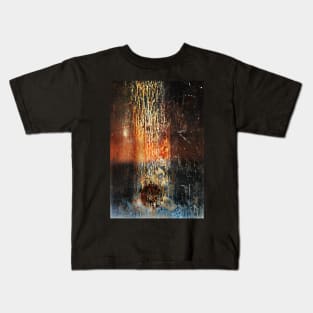 Falling Meteor (Rust Abstract) Kids T-Shirt